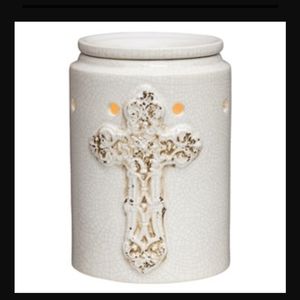 Scentsy antique cross wax warmer electric